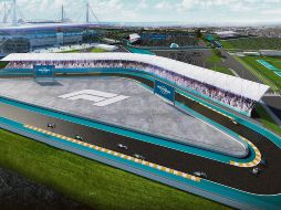 Imagen digital en donde se muestra cómo luciría el circuito para el GP de Miami. EFE