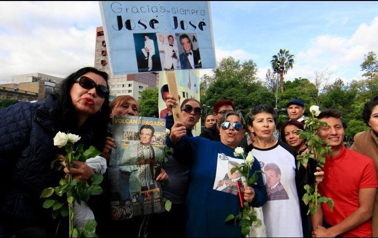José José murió el pasado  28 de septiembre en Florida; fue homenajeado en Bellas Artes el 9 de octubre. NTX / ARCHIVO