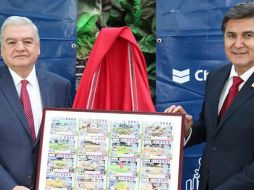 ''Quiero que atrapen la suerte con la Lotería Nacional y den jonrón con la Liga del Pacífico'', señaló el presidente Omar Canizales. TWITTER / @LMPbeisbol