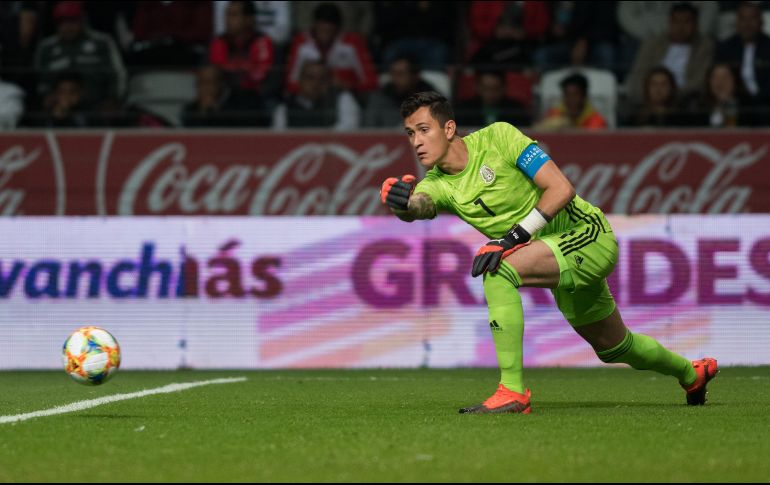 ''Hay que pensar que estos partidos pueden ser contra un Holanda, un Alemania o un España para cuando llegue el momento estar preparados'', dijo el arquero. IMAGO7