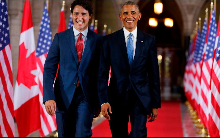 Esta es la primera vez que un ex presidente estadounidense apoya a un candidato en una elección canadiense. AFP/C. Roussakis