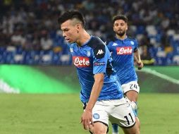 Hirving Lozano acumula 253 minutos en la Serie A. INSTAGRAM / @officialsscnapoli