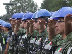 Durante la ceremonia de hoy se puso en marcha maquinaria pesada de construcción y se presentó un breve espectáculo aéreo con helicópteros. NTX/G. Durán