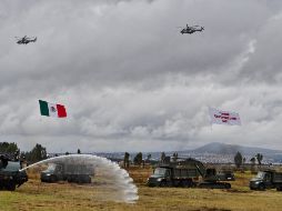 Desde ayer y durante dos años más, maquinaria y trabajadores darán forma al nuevo aeródromo en el Estado de México. SUN/D. Sánchez