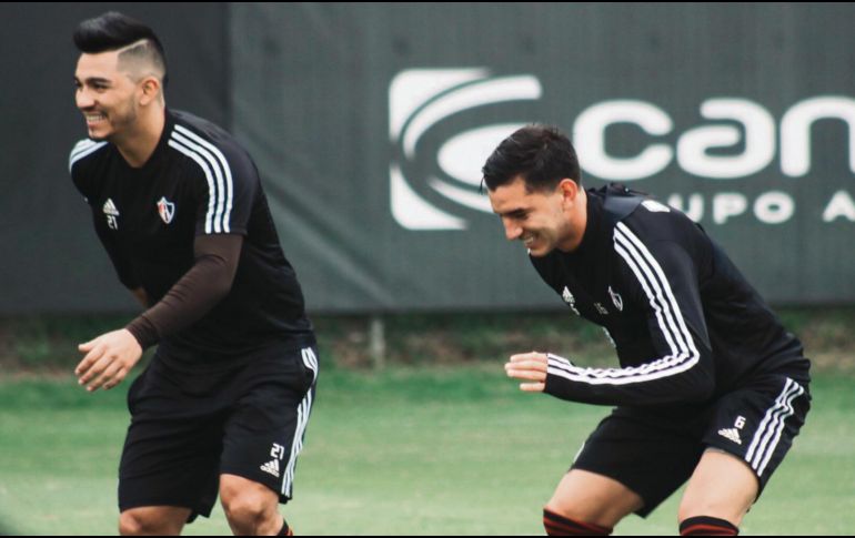 Lorenzo Reyes y Édgar Zaldívar estarán en el equipo titular esta noche frente al Puebla. @ATLASFC