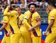 Los blaugrana dependen del resultado de la visita del Madrid al Mallorca para determinar si asaltan el liderato definitivamente o siguen por detrás del conjunto merengue. EFE / J. Etxezarreta
