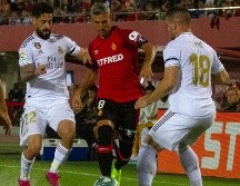El Real Madrid jugó el último cuarto de hora con un jugador menos por la expulsión de Álvaro Odriozola. AP/F. Ubilla