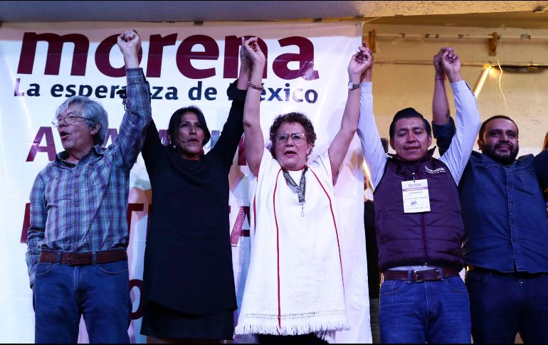 Luján se perfila como la congresista con más alta votación en los congresos de este día en la Ciudad de México. SUN / D. Sánchez