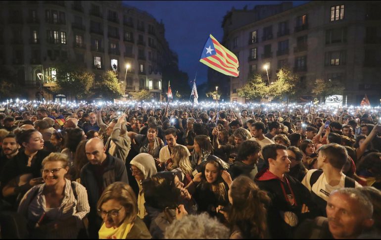 Los catalanes han salido a las calles durante siete días. AP