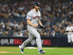 El lanzador de los Astros ganó 20 aperturas esta temporada. AFP / M. Stobe