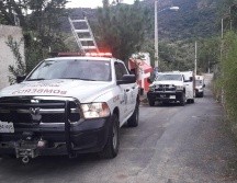 El área donde se llevaban a cabo los trabajos fue asegurada. ESPECIAL/ Bomberos de Zapopan