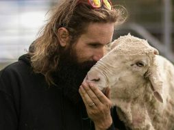 El vellón de “Chris” pesaba más de 40 kilogramos. FACEBOOK / Little Oak Sanctuary
