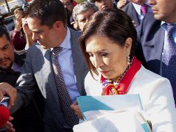A unas horas de comparecer ante un juez, Rosario Robles dirigió una carta al titular de la FGR. EFE / ARCHIVO