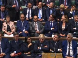 Por primera vez, una mayoría de diputados se mostró hoy a favor de unos términos de salida de la Unión Europea. AFP/PRU