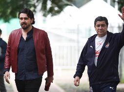 Amaury Vergara se reunió con Tena, con la intención de evitar malos entendidos ante las reuniones con otros entrenadores. Imago7 / S. Bautista