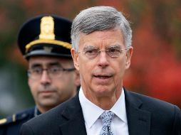 William Taylor a su llegada al Capitolio en Washington para testificar ante comités de la Cámara Baja. AP/J. Applewhite