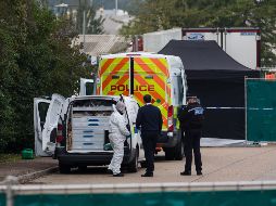 La policia detuvo al chofer del camión, un hombre de Irlanda del Norte. EFE