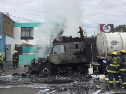 El percance ocurrió en el cruce de las calles Josefa Ortiz de Domínguez y calle 74. ESPECIAL / Protección Civil Jalisco