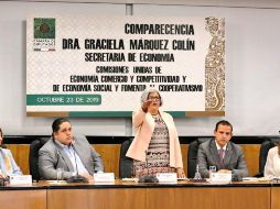 La funcionaria confirma la llegada de nuevos capitales en el sector aeroespacial de firmas originarias de Arabia Saudita, Turquía y Francia. TWITTER/@GMarquezColin