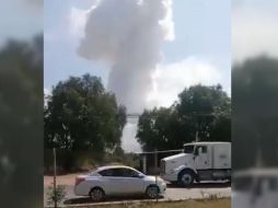La explosión ocurrió en un área donde trabajan cuerpos de emergencia, bomberos, policía y personal de Protección Civil. ESPECIAL