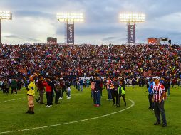 El duelo entre Atlético San Luis y Querétaro fue suspendido debido a incidentes violentos en las tribunas. Imago7 / ARCHIVO