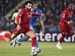 Mohamed Salah colaboró con la cuarta anotación. EFE