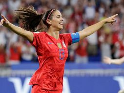 La estrella del balompié femenil no dio más detalles sobre su primogénita y tampoco sobre su futuro en las canchas de futbol. AP / ARCHIVO