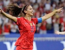 La estrella del balompié femenil no dio más detalles sobre su primogénita y tampoco sobre su futuro en las canchas de futbol. AP / ARCHIVO