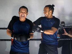 Sobre el cuadrilátero, Hamilton aprendió como defenderse y los secretos de unos ganchos poderosos, como los que conectaba ''La Leyenda'' en sus mejores tiempos. SUN / G. Espinosa