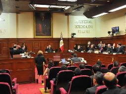 Sesión de la Suprema Corte de Justicia de la Nación. NTX / ARCHIVO