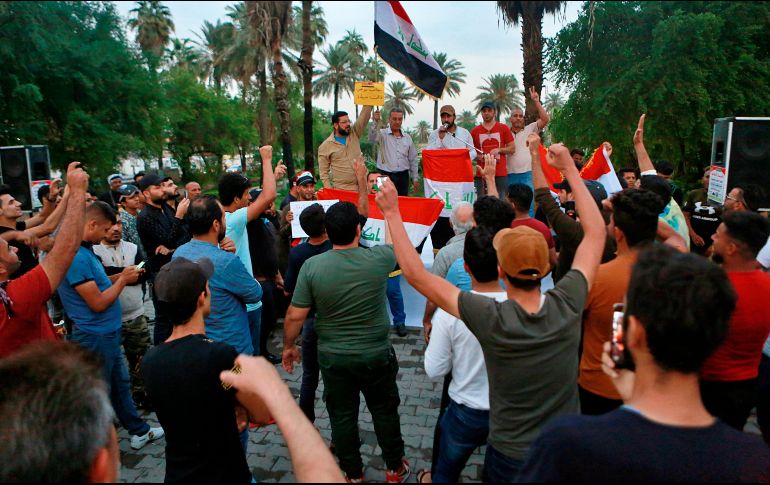 Las protestas de este jueves se desarrollaron sin mayores incidentes. AP/K. Mohammed