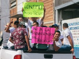 Los inconformes, que sumaron cerca de mil 870, entregaron un pliego petitorio a la Federación. EL INFORMADOR/G. Gallo