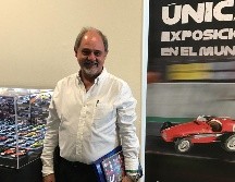 El señor Jesus Gisholt, un entusiasta de la Fórmula Uno, tiene poco más de 20 años armando esta magnífica colección. ESPECIAL / Jesus Gisholt