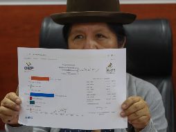 El Tribunal también confirmó los 10 puntos de ventaja que el presidente Evo Morales obtuvo sobre su rival, lo que le permitiría evitar una segunda vuelta. EFE/M. Alipaz