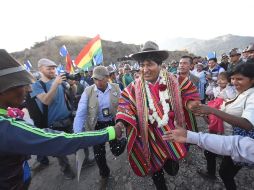 Evo Morales rechaza que haya habido irregularidades en los comicios. TWITTER/@evoespueblo