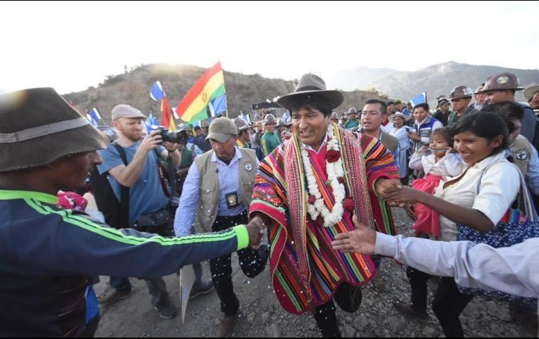 Evo Morales rechaza que haya habido irregularidades en los comicios. TWITTER/@evoespueblo