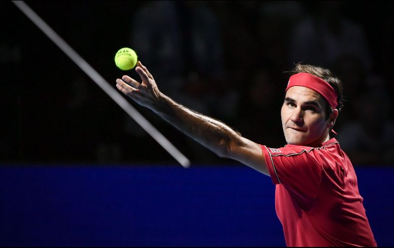 Roger Federer llegará al Masters mil de París que comienza este lunes, con la moral suficientemente reforzada. AFP / F. Coffrini