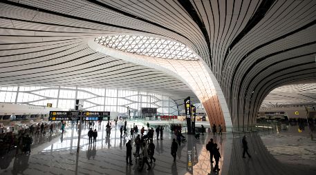 La terminal de Daixing está pensada para descongestionar el actual aeropuerto internacional de Beijing. EFE / H. Hwee Young