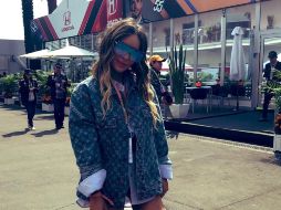 Belinda compartió en sus redes sociales cómo se sintió en su visita al Autódromo. EL INFORMADOR / P. Gallardo