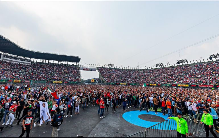 Se vivió un gran ambiente en el Gran Premio de México de este domingo. Imago7 / A. Ferretiz