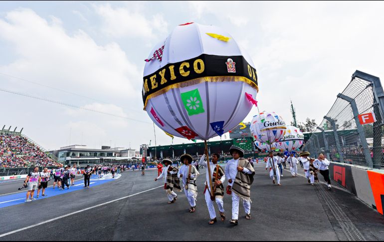 La edición del 2019 del Gran Premio de México tuvo un gran colorido y se celebró la grandeza cultural del estado de Oaxaca. Imago7