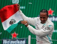 No es la primera vez que Hamilton se expresa así del público mexicano. EFE / F. Guasco