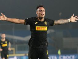 Lautaro Martínez abrió el camino para la victoria del Inter. EFE / F. Venezia