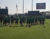 La novena nacional entrena en Zapopan encabezada por el manager Juan Gabriel Castro. TWITTER / @MexicoBeis