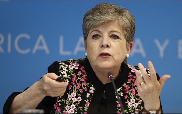 Alicia Bárcena detsacó la balanza comercial de México, que tuvo un saldo favorable de dos mil 687 millones de dólares, pese a la caída en el comercio a nivel mundial. EFE/J. Méndez