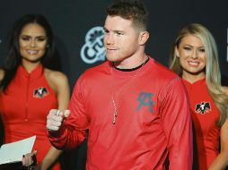 El púgil jalisciense ya se encuentra en la sede de la pelea del próximo sábado. AP