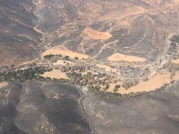Elementos de la Sedena, Semar, Guardia Nacional y Protección Civil del estado trabajaron en el combate al fuego. TWITTER / @CNPC_MX