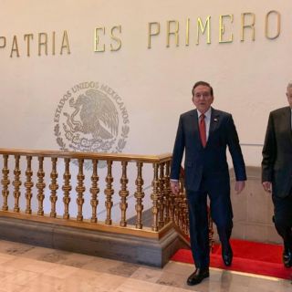 López Obrador recibe a su homólogo panameño Laurentino Cortizo