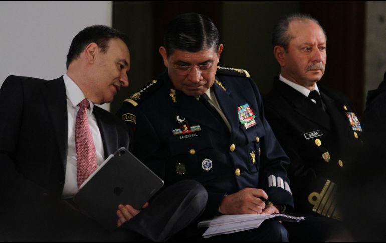 Adelantan que habrá duros cuestionamientos a Durazo y al gabinete de seguridad por el operativo fallido en Culiacán. NTX / G. Granados