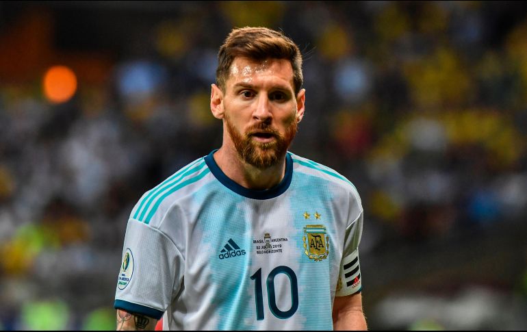Sancionado por las críticas que hizo a Conmebol durante la pasada Copa América, Messi se perdió los partidos ante Chile, México, Alemania y Ecuador. AFP / ARCHIVO